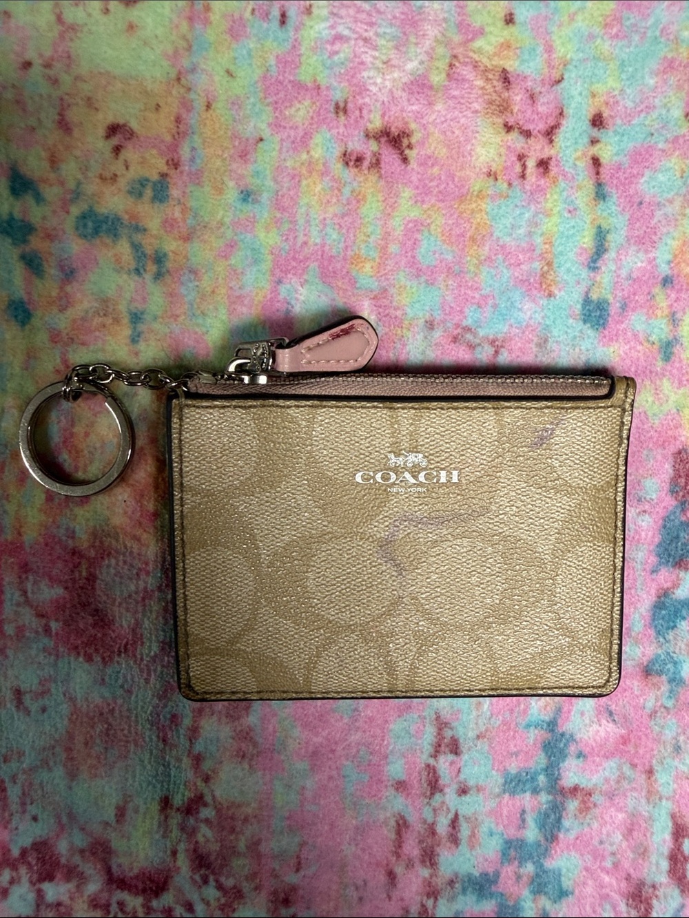 Card holder key chain